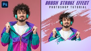 How To Create a Brush Stroke in Photoshop  Photoshop Tutorial [upl. by Atirehc]