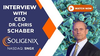 Soligenixs Mission in Biotech An Interview with CEO Dr Chris Schaber [upl. by Natalie30]