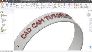 Autodesk inventor Tutorial Emboss and engrave [upl. by Erasme12]