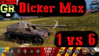 World of Tanks Dicker Max Replay  8 Kills 22K DMGPatch 140 [upl. by Mervin]