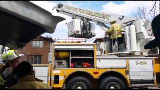 Fire Destroys Spinka Bais Medrash In Kiryas Joel [upl. by Ailyn846]