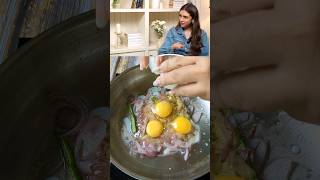 ytshorts Aditi Rao Special Half Moon moon moon egg recipe [upl. by Itnavart]