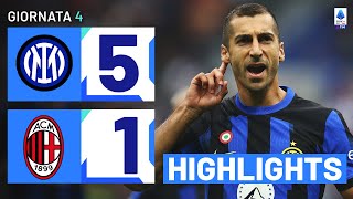 InterMilan 51  L’Inter domina il Derby della Madonnina Gol e Highlights  Serie A TIM 202324 [upl. by Rabkin502]