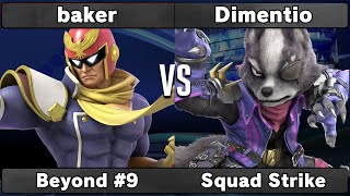 baker vs Dimentio  Squad Strike  Beyond 9 [upl. by Oelak]