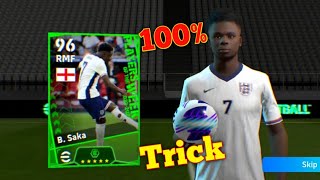 Trick to POTW Get B Saka 🔥 efootball2024 Mobile [upl. by Marlee]