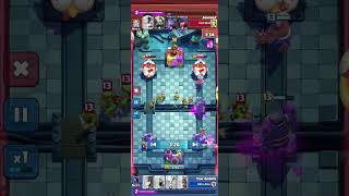 Both crown towers were destroyed together in overtime in clash royale [upl. by Deer587]