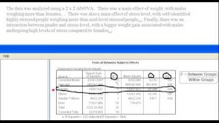 Factorial Design Part C Writing Up Results [upl. by Filmer]