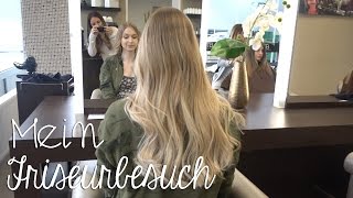 NEUE HAARE  Balayage  lange Haare ab  Friseurbesuch Vlog [upl. by Gosser152]