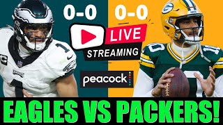 Eagles vs Packers LIVE GAME Play By Play Highlights and REACTION on Peacock [upl. by Pruter]