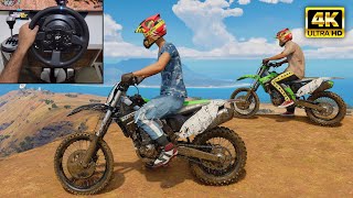 Kawasaki KX 450F  OFFROAD Dirt bikes  The Crew Motorfest  Thrustmaster T300RS gameplay [upl. by Oicaroh]