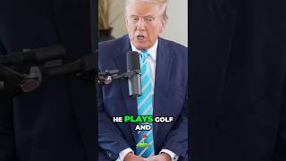 Trump talks Reveals That Baron Trump is a Star Athlete 🏌️🔥 trump theovonmoments shorts [upl. by Euh]