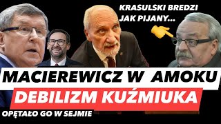 FURIA MACIEREWICZA – KUŹMIUK BUDUJE POMNIK OBAJTKA❗️GŁUPOTA KRASULSKIEGO I PATOLOGIA BOHATEREM PiS [upl. by Kahler]