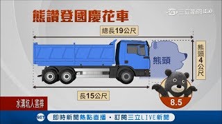 國慶花車有焦點 北市府打造「巨無霸」熊讚│記者葉庭 潘建樺│【LIVE大現場】20170930│三立新聞台 [upl. by Scandura]