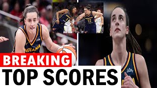 Caitlin clark scores most points by pg in single season makes wnba history [upl. by Mitzl664]