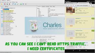 Charles Proxy on Android  HTTP and SSLHTTPS traffic [upl. by Anahpets967]