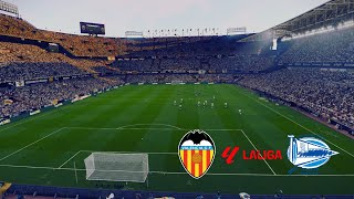 VALENCIA VS DEPORTIVO ALAVES  LA LIGA 202324 PC GAMEPLAY [upl. by Damaris]