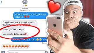 CHEATING PRANK WITH EXGIRLFRIEND BACKFIRES SHE WANTS ME BACK [upl. by Adiaroz]