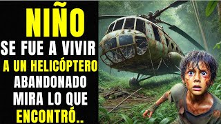 Lo Botaron A La Calle Al Morir Sus Padres Y Se Fue A Vivir A 1 Helicóptero Abandonado Encontró Esto [upl. by Irovi]