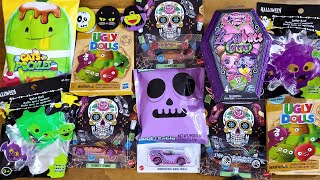 ASMR Unboxing HALLOWEEN Mystery Surprise Toys  15 Minutes Opening Blind Bags No TALKING [upl. by Ettennan]