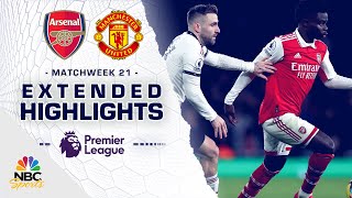 Arsenal v Manchester United  PREMIER LEAGUE HIGHLIGHTS  1222023  NBC Sports [upl. by Nilyak917]