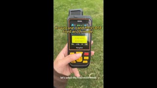 Test the fixed width measurement mode of land meter d5e [upl. by Gabbey]