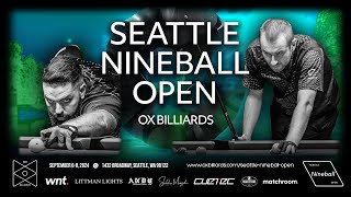 Raymond Linares vs Alex Brown  WNT Seattle Nineball Open 2024  Round 2 BSide  OX Billiards [upl. by Cruz]