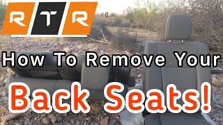 How To Remove Your Backseats 20152020 Ford F150 fordf150 [upl. by Aley]