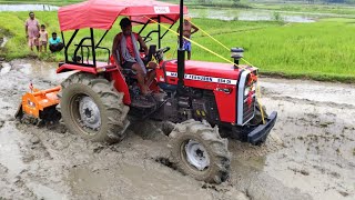 New Massey Dynatrac 254 4wd ki pehela jutai  Tractor Help [upl. by Noyar]