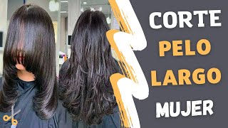 CORTES DE PELO LARGO 2022 MUJER  TRANSFORMACIONES DE PELO LARGO TENDENCIAS [upl. by Adiehsar561]