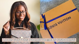 Louis Vuitton Pochette Metis Unboxing  Modernly Michelle [upl. by Ahsrats50]