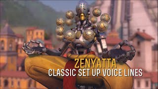 Zenyatta’s Set Up Voice Lines  Overwatch Classic [upl. by Ettigirb]