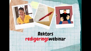 Gratiswebinar reprise Slik redigerer du egen tekst [upl. by Adialeda]