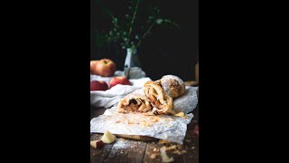 Puff Pastry Apple Strudel [upl. by Sehguh]