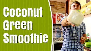 How To Make a Coconut Green Smoothie — Green Smoothies Recipe amp Tips [upl. by Mafala]