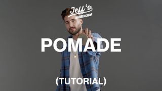 Jeff Wittek shows how to apply his Pomade  Hair Tutorial [upl. by Herv]