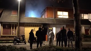 Grote schuurbrand Koperwiek Deventer [upl. by Eralcyram232]