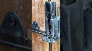 Simple idea with automatic gate latch lock  Mechanism Lock  DIY  Craft Design [upl. by Nadnarb]