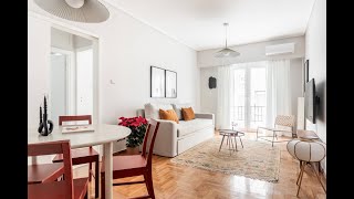 Ampelokipoi Athens  1BR Doukissis Plakentias street  Furnished Apartments Athens Greece [upl. by Raddi332]