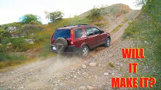 CAN A CRV CLIMB HILLS  2nd gen Honda CRV off road [upl. by Maud]