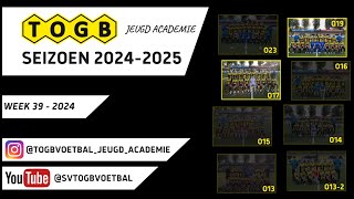 TOGB Jeugd Academie 20242025  Goals van week 39  2024 [upl. by Kamaria]