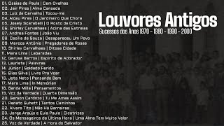 Louvores Antigos As Melhores Sucessos dos Anos 1970 1980 1990 e 2000 [upl. by Newcomb]