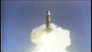 Slow Motion Video of Peacekeeper ICBM Steam Cold Launch Ejection from Launch Canister [upl. by Eyatnod]