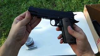 KWC Colt P1911 Havalı Tabanca 25 Metre Atış Testi [upl. by Nakashima]