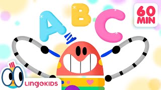 Baby Bots ABC SONG 🔤🤖  More Songs for Kids  Lingokids [upl. by Madelena]