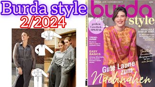 Burda style 22024  full preview and complete line drawings 🙂❤❤ [upl. by Ladnar]