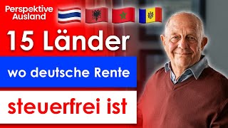 In diesen 15 Ländern die deutsche Rente fast steuerfrei beziehen [upl. by Aisela377]