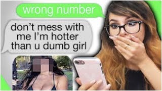 TEXT PRANK ON STRANGERS GONE WRONG [upl. by Aittam]