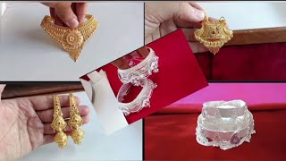 2024 new wedding complete jewellery collection with weight and price ll bridal jewellery with price [upl. by Rawdin]