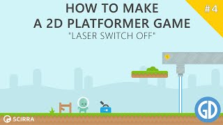 4 How To Make A 2D Platformer Game laser Switch Off Construct 2 Tutorial [upl. by Burt699]