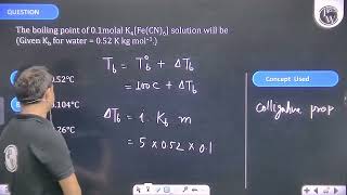 \2 g\ of an nonvolatile solute is added to \500 g\ of solvent freezing point of pure solve [upl. by Goldin]